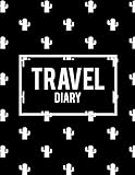 Travel Diary: Black Book, 2019 Calendar Trip Planner, Personal Traveler's Notebook 8.5