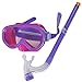 Kids Swimming Studying Anti-Fog Goggles Diving Mask Snorkel Set (for Age 4-10)