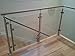 Contemporary Staircase Stainless Steel Newel Post E0042. Railing System - Interior and Exterior - Stair Newel Post - Modern Stairs