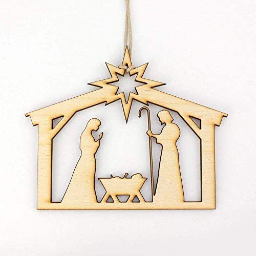 Nativity Christmas Ornament Handmade Products