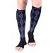 Doc Miller Toeless Compression Socks Women & Men – Open Toe, 20-30mmHg, Knee-High, Lightweight, Calf Support, Shin Splints, Varicose Veins Comfort, 1 Pair, Argyle