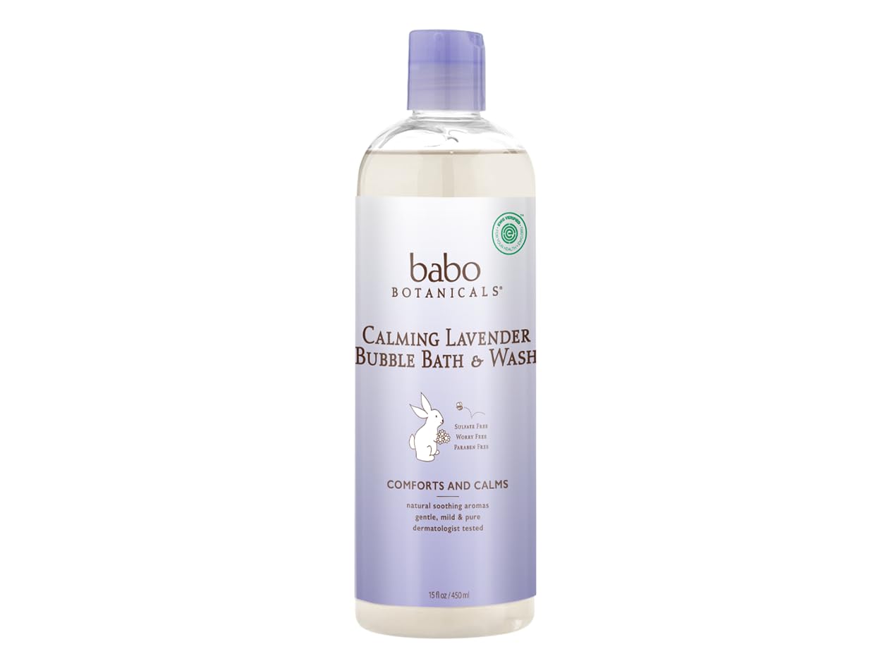 Babo Botanicals Calming Lavender 2in1 Bubble Bath & Wash Relaxing