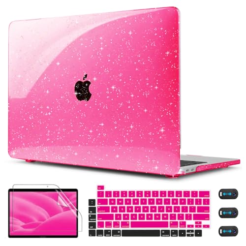 CISSOOK MacBook Pro Case Sparkly M2 M1