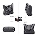 Womens Handbags Designer Purses Large Capacity Fashion Shoulder Bag Ladies Tote Bags,Black