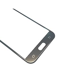 sunways visualización lente de vidrio de repuesto para Samsung Galaxy J3 emerge J3 Eclipse J3 Prime j327p j327 V j327t j327 a (Gris)