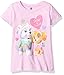 Nickelodeon Little Girls' Paw Patrol Short Sleeve Tee Shirt, Princess Lilac, 5/6