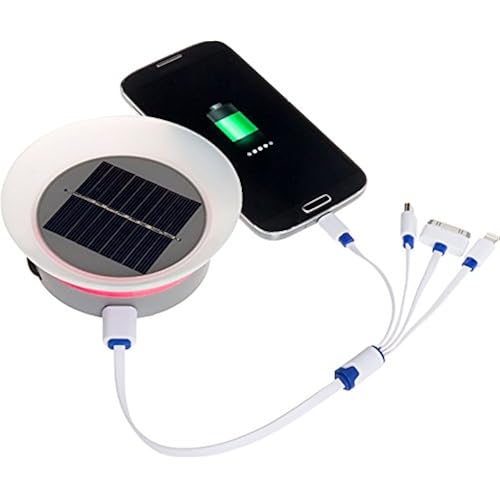 GreenLighting Solar Phone Charger - 2000mAh Window Cling Power Bank (Grey) Cell Phones & Accessories, Accessories, Chargers & Power Adapters, Solar Chargers