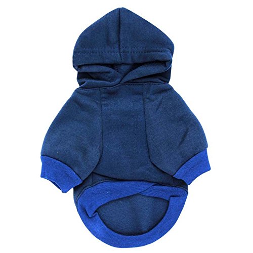 Ollypet Dog Sweater For Small Pet Cat Puppy Clothes Hoodie Winter Fleece Cold Weather Spoiled Princess Cute Purple Apparel XS