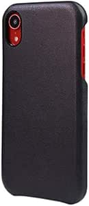 Case para iPhone XR - Couro Legítimo - Feito à Mão no Brasil (Preto) |  Amazon.com.br
