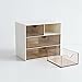 Home Décor Plastic Make Up Jewelry Drawers Storage Boxes Cosmetics Containers Mini Storage Cabinet Office Supplies Desk Organizers (4 Drawers (6.7x4.3x5.9 in))