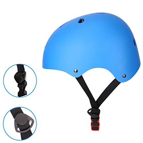 Kids Protective Gear Set, Sport Safety Equipment Adjustable Child Helmet Knee Elbow Pads Wrist Guards for Skating Skateboard and Other Sports Outdoor Activities, 7 Packs