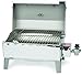 Camco Stainless Steel Portable Propane Gas Grill, Convenient Size For Tailgating, Camping, RV, Picnicking, Home and Boats, Includes Storage Bag (125 Square Inches Of Cooking Surface) primary
