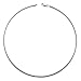 AmyRT Jewelry 3mm Titanium Steel Rolo Silver Chain Necklaces for Women Men 16 to 30 in