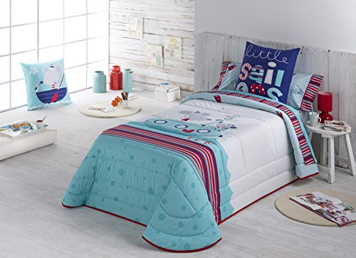 JVR Sailors Bouti Tagesdecke, Baumwolle, Einzelbett, 90 cm