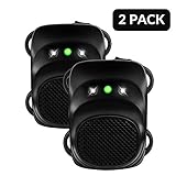 Loraffe Under Hood Animal Repeller Car Rat Repeller Rodent Repellent Ultrasonic Mouse Deterrent for 12V 24V Vehicle Automobile Get Rid of Mice in Car Engine with Ultrasound and LED Flashlights