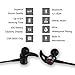Bluetooth Headphones,Wireless Headphones, IPX5 Waterproof Bluetooth 4.1 Running Headphones in-Ear Earbuds, Noise Cancelling Wireless Sports Earphonesthumb 4