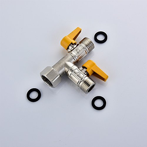 Ciencia Brass Water Diverter 3 Way Shower Diverter Valve T Adapter