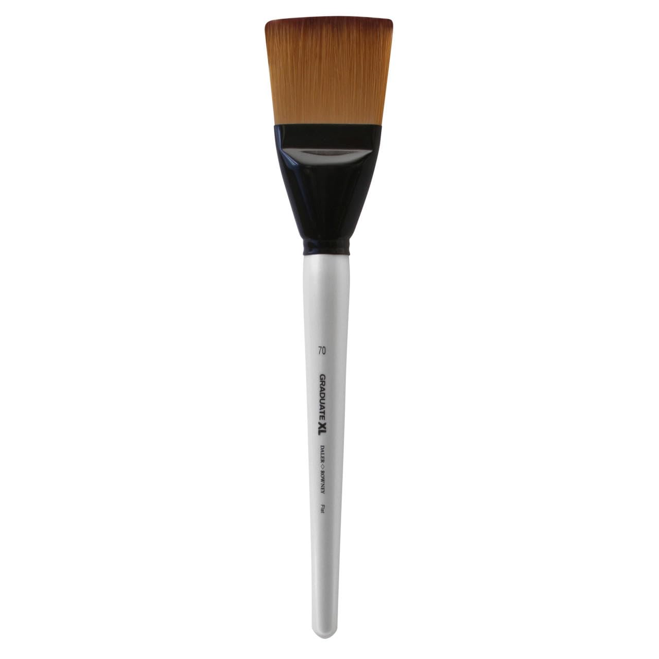 Daler-Rowney Graduate XL Multi-Technique Brush, Soft Synthetic Hair, Long Handle, Flat, 70