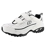 Skechers Sport Men's Energy Fix Up Velcro Sneaker,White/Navy,10 M US