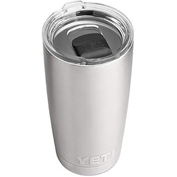 YETI Rambler 20 oz Stainless Steel Vacuum Insulated Tumbler w/MagSlider Lid, Stainless