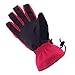 Aroma Season Rechargeable Battery Heated Gloves for Men and Women, Battery Powered Winter Gloves for Winter Outdoor Activities, Hiking Gloves Relieve Raynauds Disease (Red, L/XL)