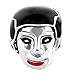 Silver Tone Light Red Sexy Lip Halloween Bride of Frankenstein Bead Fits Pandora Bracelet