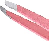 Tweezerman Rose Tea Mini Slant Tweezer Award Winning Eyebrow Shaper Travel view 2