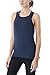 Queenie Ke Women's Yoga shirts Sports Tops Super Soft Knit Cowl Back Tank Size M Color Deep Indigo