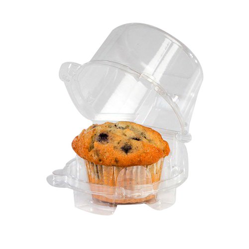 Click Here to See More Images Single Serve Large Cupcake/Muffin Container 300 Count Case