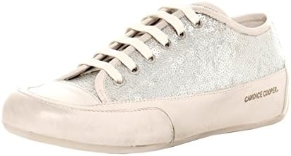 Candice Cooper Women's Rockbord Sequin Low Top Trainers US 9.5 Gray
