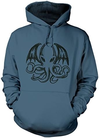 Cthulhu Hoodie - Airforce Blue Small (36" Chest)