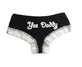 Cotton Panty with Lace Yes Daddy Hipster Cheeky Panty