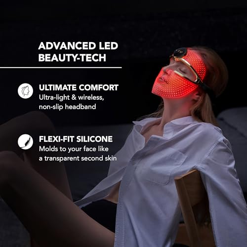 FAQ 202 Máscara Facial + Sérum Hidratante – Máscara inalámbrica de 8 modos con 600 puntos de luz – Set de cuidado facial portátil
