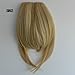 X&Y ANGEL- Girl's One Piece Hair Extensions Fashion Front Fringe Bangs/fringes Clip In On (#1B (natural black))