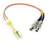 1ft Fiber Optic Adapter Cable LC (Male) to ST