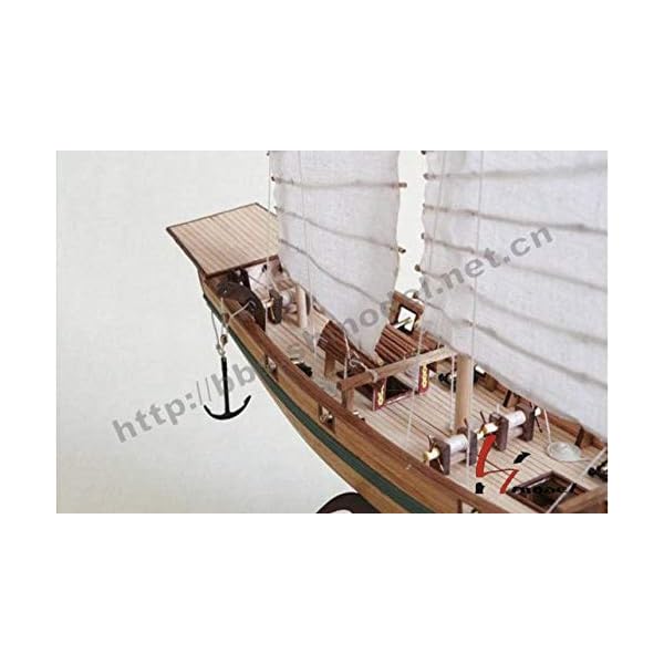 GTBAO Modellbausatz Schiff Wasserfahrzeug Modellbausätze Model Schiff Proportion 1/100 Piratenschiff Kirin Holzboot… – Bild 6