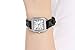 Women Wrist Watch Ladies Waterproof Black Leather Strap Watches Dress Quartz Watch