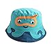 TANGDA Baby Boys Cotton Fisherman's Hat Submarine Pattern Sunhat With Chin Strap