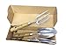 Oakenleaf 3 Piece Garden Tool Set Extra Large Stainless Steel with Timber Handles Trowel Fork and Multitoolthumb 1