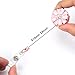 Soleebee 24'' Retractable Badge Reels, Camellia Nurse ID Badge Holder with Belt Clip 3 Pack - Crystal