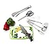8 Piece Portable Camping Kitchen Utensils Set Outdoor Hiking Backpack Bbq Cooking Kitchenware Cookware Cutting Board, Rice Paddle, Tongs, Scissors, Knife
