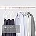 SUPJOO Premium Velvet Hangers Rose Gold Swivel Hooks - Felt Hangers-HeavyDuty Non Slip Sturdy Suit Hangers-Space Saving Clothes Hangers 50 Pack for Skirts Coats (White)