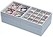 ORIGIA Magic Stackable Jewelry Trays Closet Dresser Drawer Organizer for Accessories, Gadgets & Cosmetics, Storage Display Showcase Holder Box, Set of 5