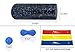 OLIVIA & AIDEN Massage Roller Set - Foam Roller, Muscle Roller stick, Peanut Roller, Massage ball, Stretch Band + Yoga Roller Carry Bag - Deep Tissue Massage and Trigger Point Therapy Accessory Set