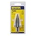 Irwin Tools IRWIN Unibit High-Speed Steel Fractional Self-Starting Step-Drill #5, 10235