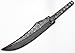 Hunting Knife Making Damascus Upswept Large Blank Knives Steel 1095 High Custom Blade