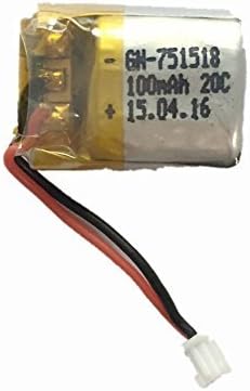 Arfantitoys 3pcs 3.7v 100mah Li-ion Battery for UDI U840 Mini Nano Rc Quadcopter