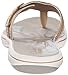 Clarks Women's Brinkley Keeley Flip Flop, Gold, 10 M US