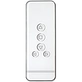 Replacement Remote for Roller Blinds - 5-Channel Compatible with Rollerhouses ERB22/ERB25/EY1612/EY2512 Motors - NOT Universal (Verify Your Original Controller Before Purchase)