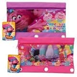 Enlarge Image Dreamworks Trolls 3-Ring Pencil Pouch - Asst- 2 Pack